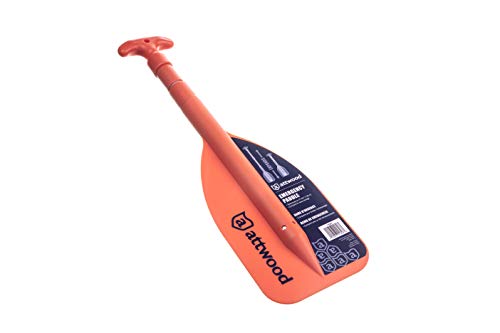 Attwood Emergency Telescoping Paddle for Boating, Orange - Image 7