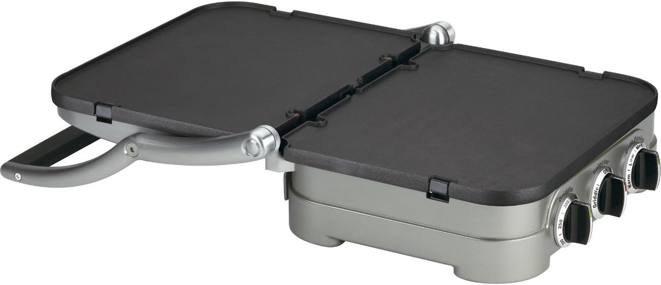 Cuisinart 5-in-1 Grill Griddler Panini Maker Bundle with Waffle Attachment (GR-4N) – Includes Grill and Waffle Plates - Image 5