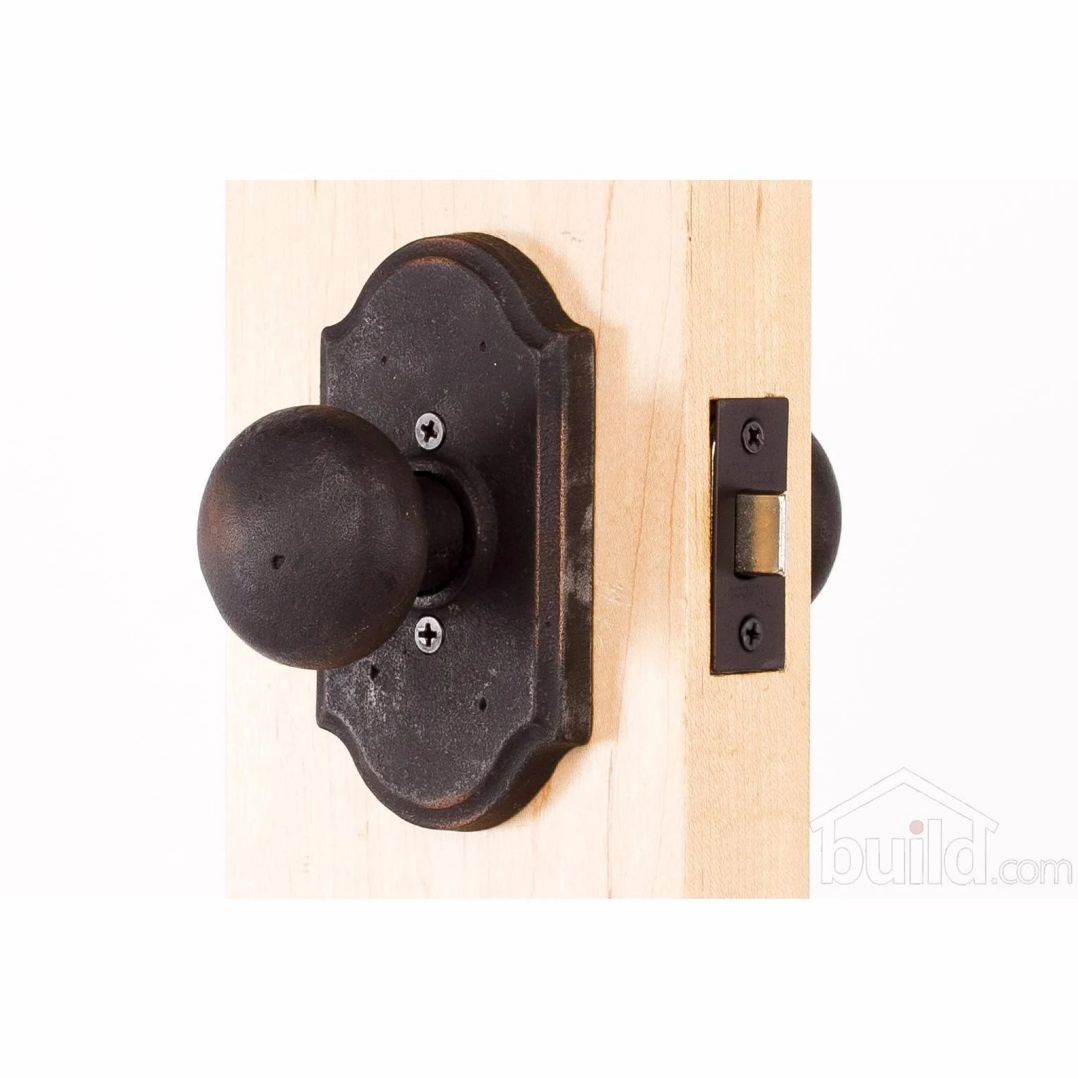 Weslock Wexford Privacy Door Knob with Premiere Rose – Oil Rubbed Bronze – 07110F1F1SL20 - Image 4