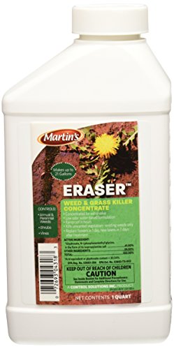 CONTROL SOLUTIONS 82004318 1 Quart Eraser & Grass Killer Concentrate Weed Killers