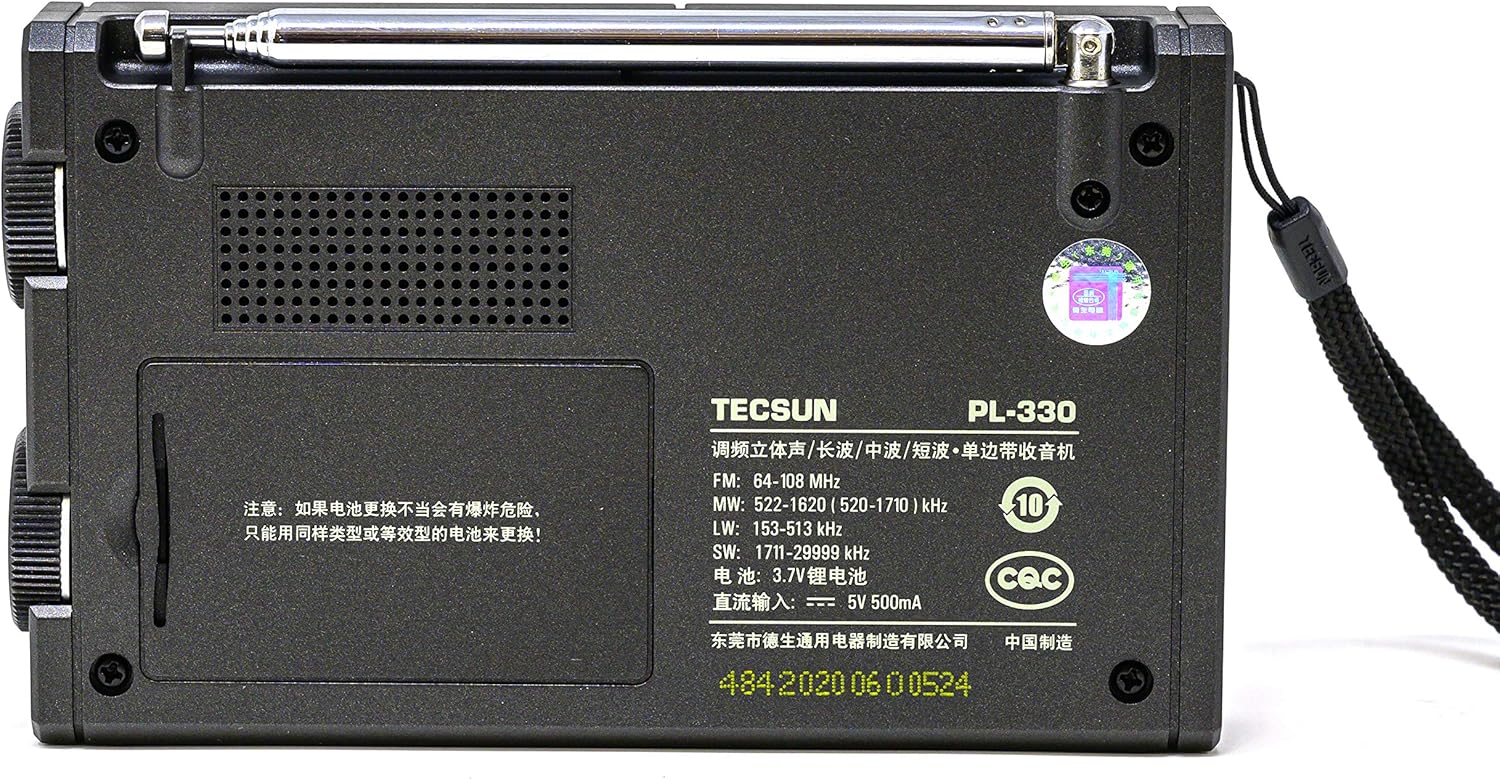 Tecsun Digital PL330 AM/FM/LW/SW Worldband Radio with Single Side Band Receiver - Image 4