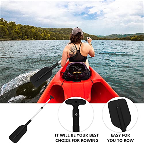 2Pcs Telescopic Kayak Paddle Rafting Boat Paddle Canoe Oars Plastic Aluminum Alloy Boat Oars - Image 20