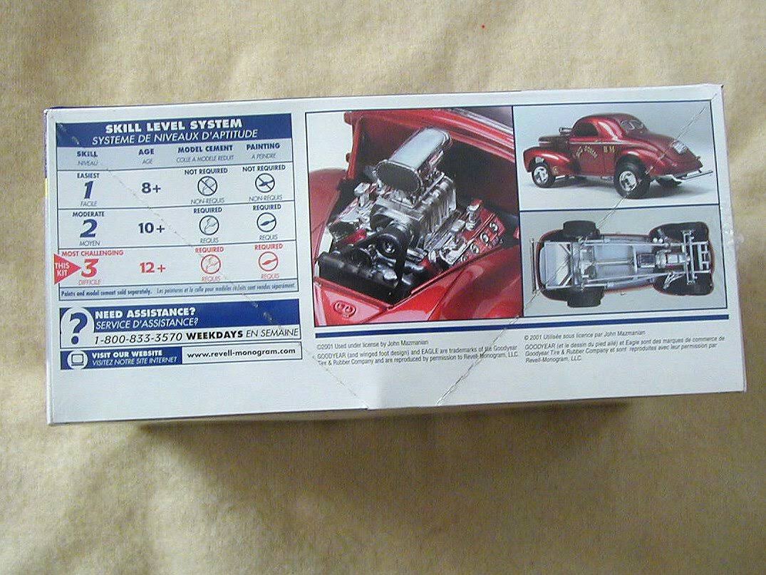 Revell 1941 Willys Gasser Big John Mazmanian Model - Image 6