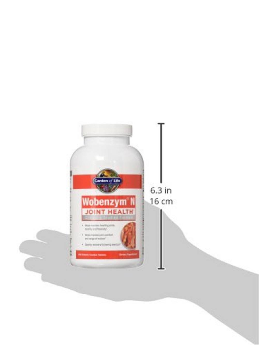 Garden of Life Joint Support Supplement Wobenzym N Systemic Enzymes 800 Tabs - Image 8