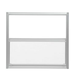 Alternative view of TAFCO Windows 30 in. x 27 in. Mobile Home Single Hung Aluminum Window – Silver