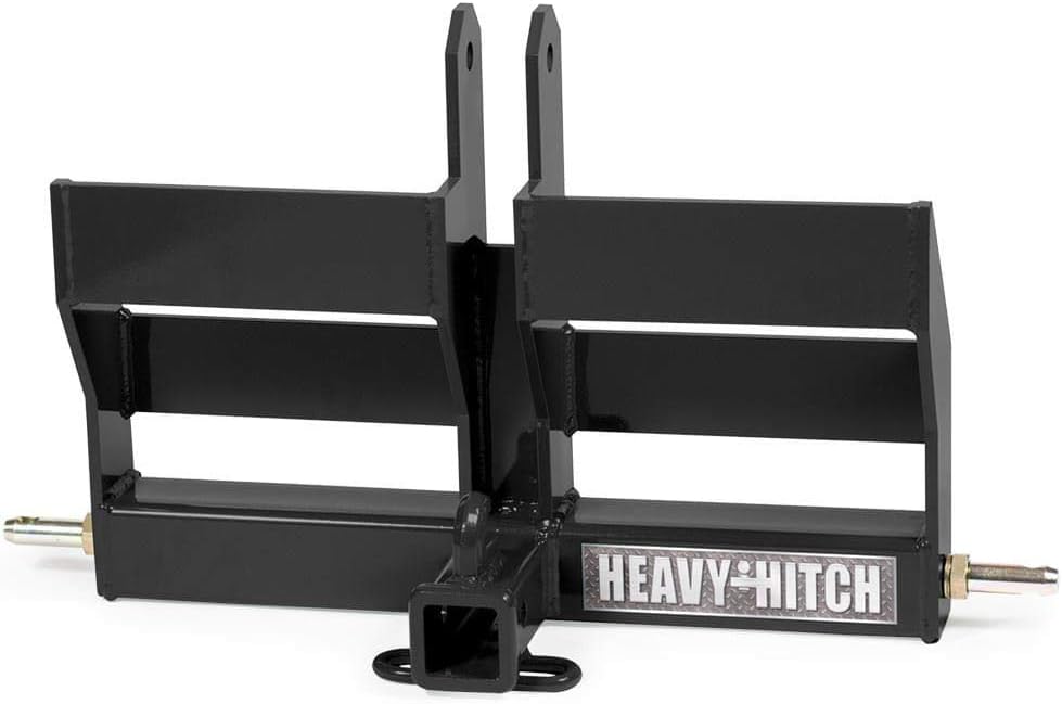 Category 1, 3 Point Hitch Receiver Drawbar with Dual Weight Bracket – Green
