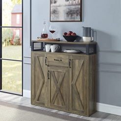 , Server in Rustic Oak Finish DN01027 Servers, Sideboards & Buffets