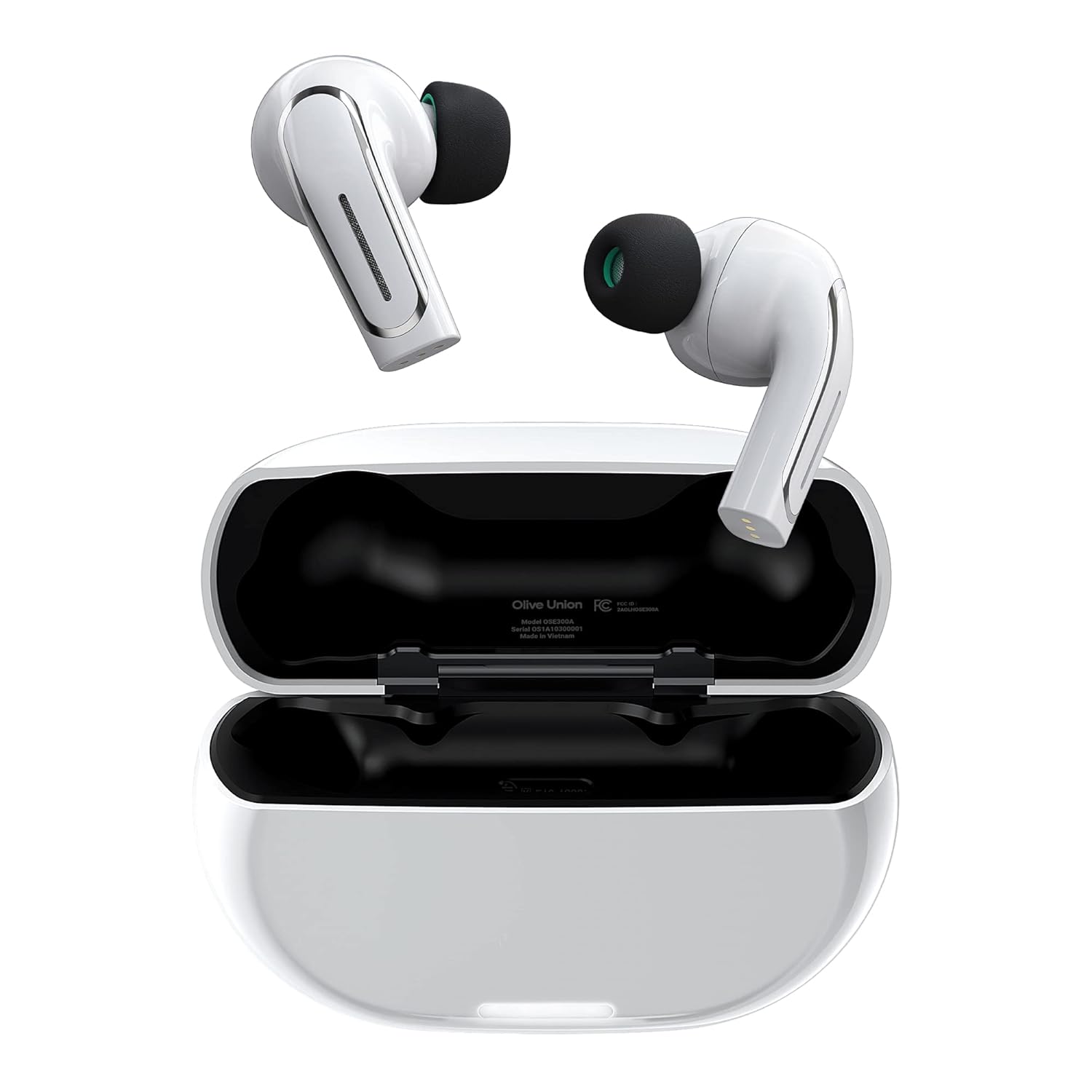 Olive Union Pro 2 in 1 Hearing and Bluetooth Music Aids – Voice Enhancing Aid and Noise Cancelling Hearing Amplifiers for Seniors and Adults – Rechargeable Hearing Amplifier with up to Combined 18 Hours of Use (Black) - Image 2