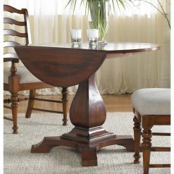 Hooker Furniture Waverly Place Round Drop Leaf Pedestal Table